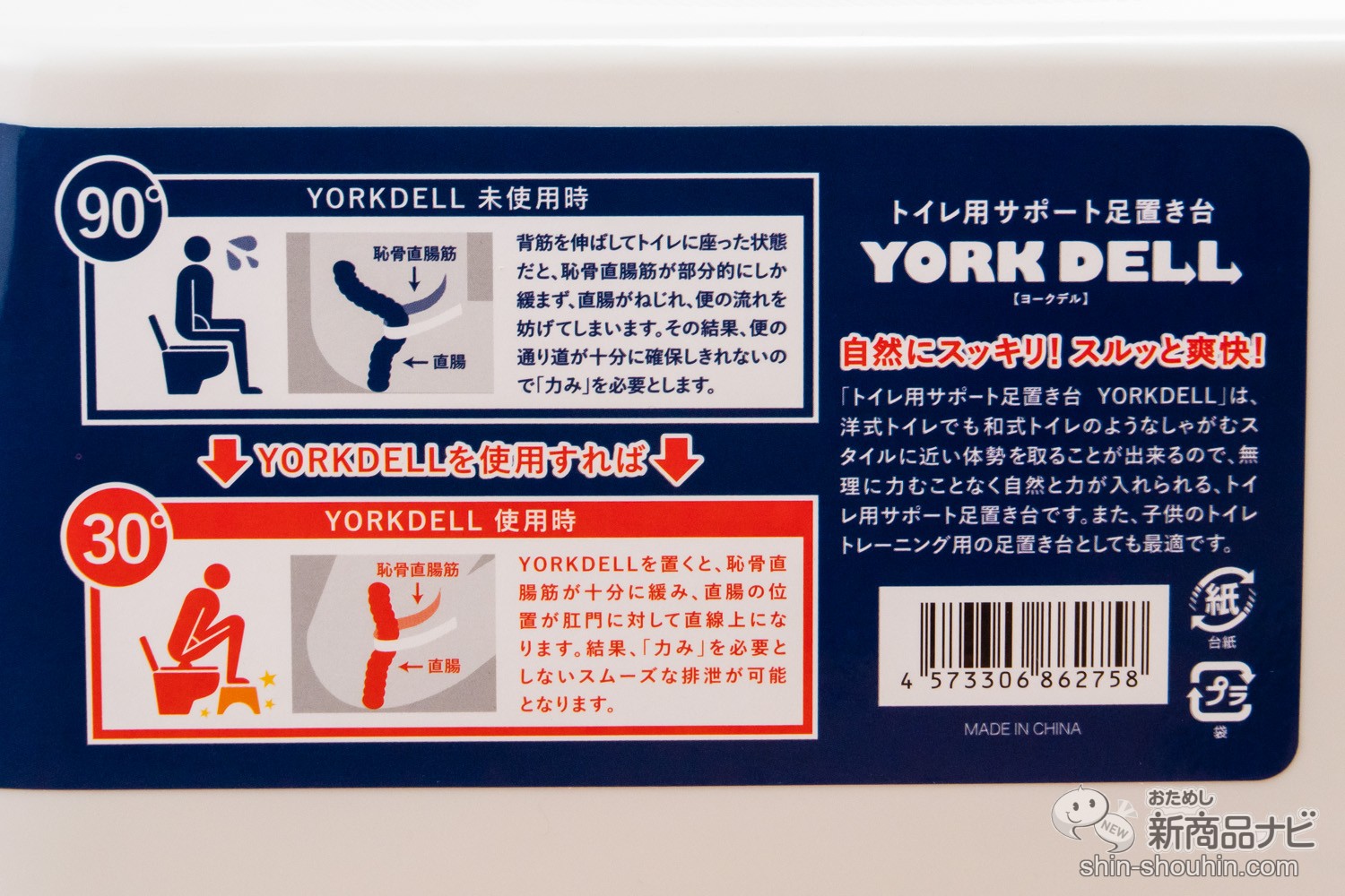 春のトイレトレーニングに備えて トイレ用サポート足置き台 ヨークデル はこどもの体型を基準に作られた踏み台 おためし新商品ナビ