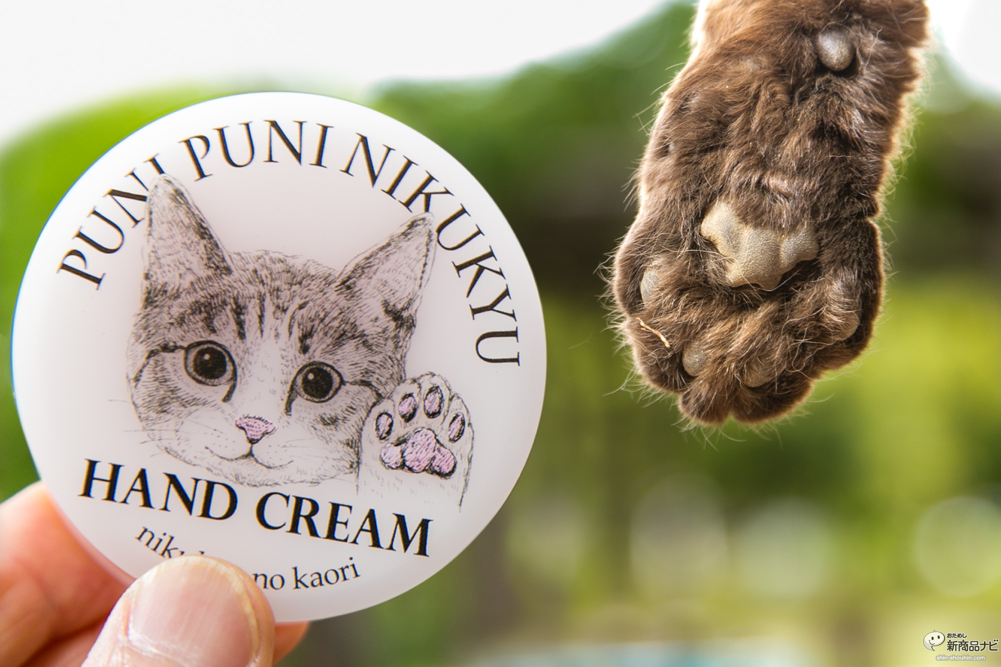 おためし新商品ナビ Blog Archive 猫の肉球の香りハンドクリーム 人間用 肉球ピンクとふんわり甘い香りがネコ 好きの心を芯から癒やす