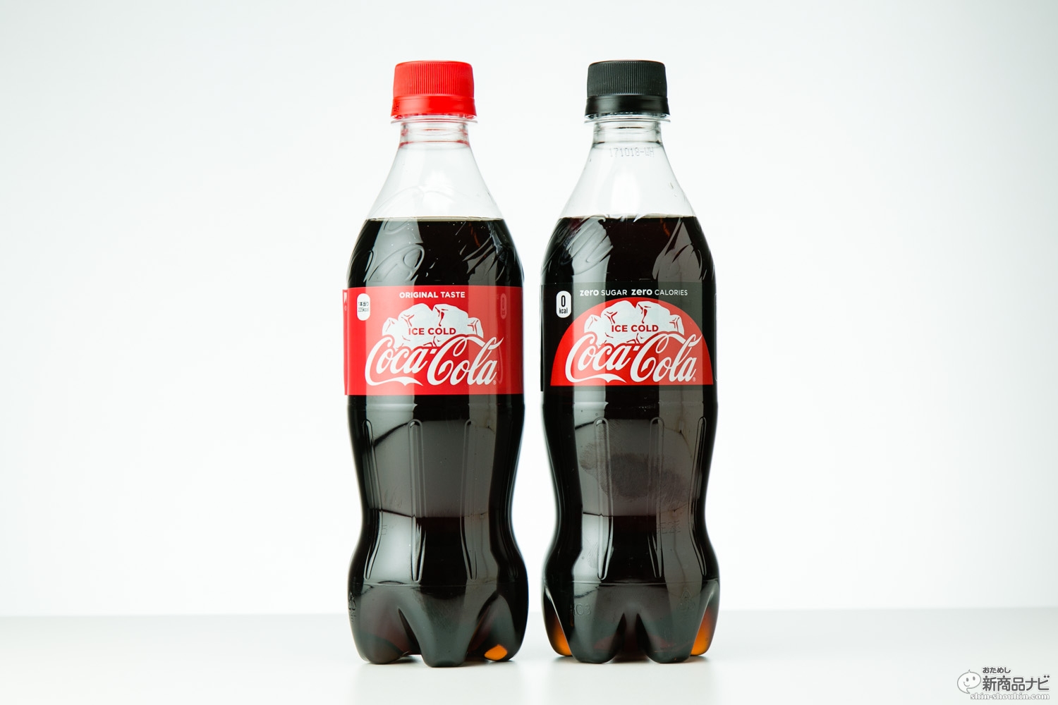 『コカ・コーラ/コカ・コーラ ゼロ コールドサインボトル』は何度でキン冷えとなり、ラベルの色が変わるのか | おためし新商品ナビ