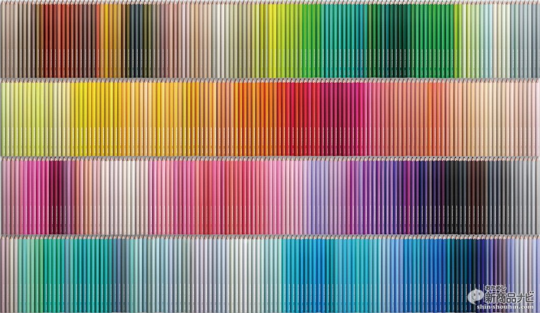 日本製のこだわりフェリシモ『500色の色えんぴつ TOKYO SEEDS 