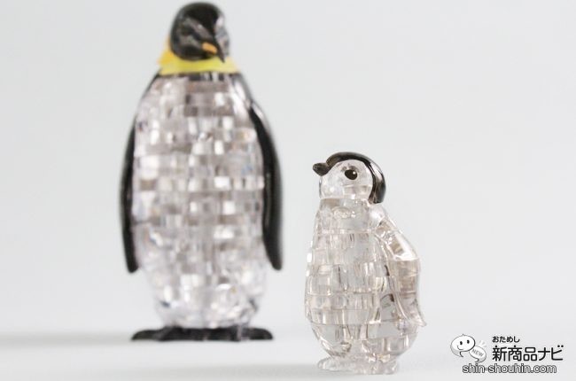 上品】 立体パズル 知恵玩具クリスタルパズル ペンギン 親子